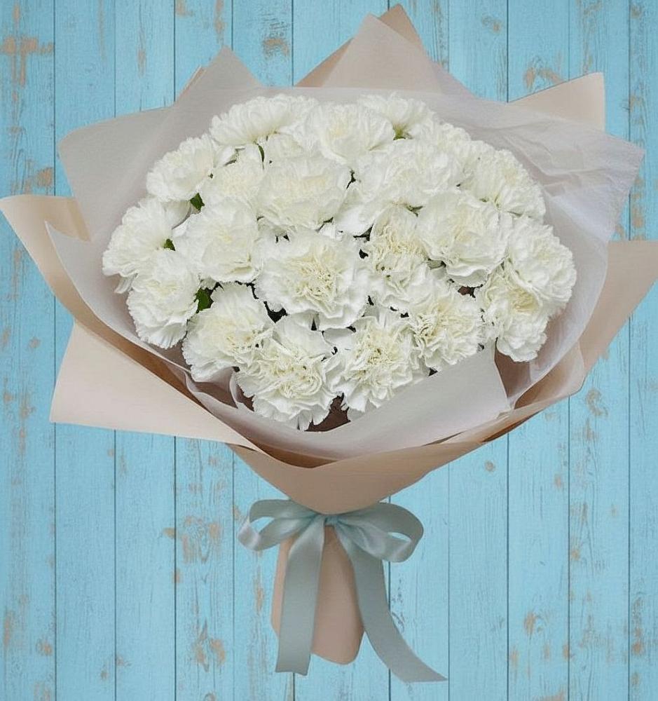 Букет цветов из: Гвоздики в Сеймчане