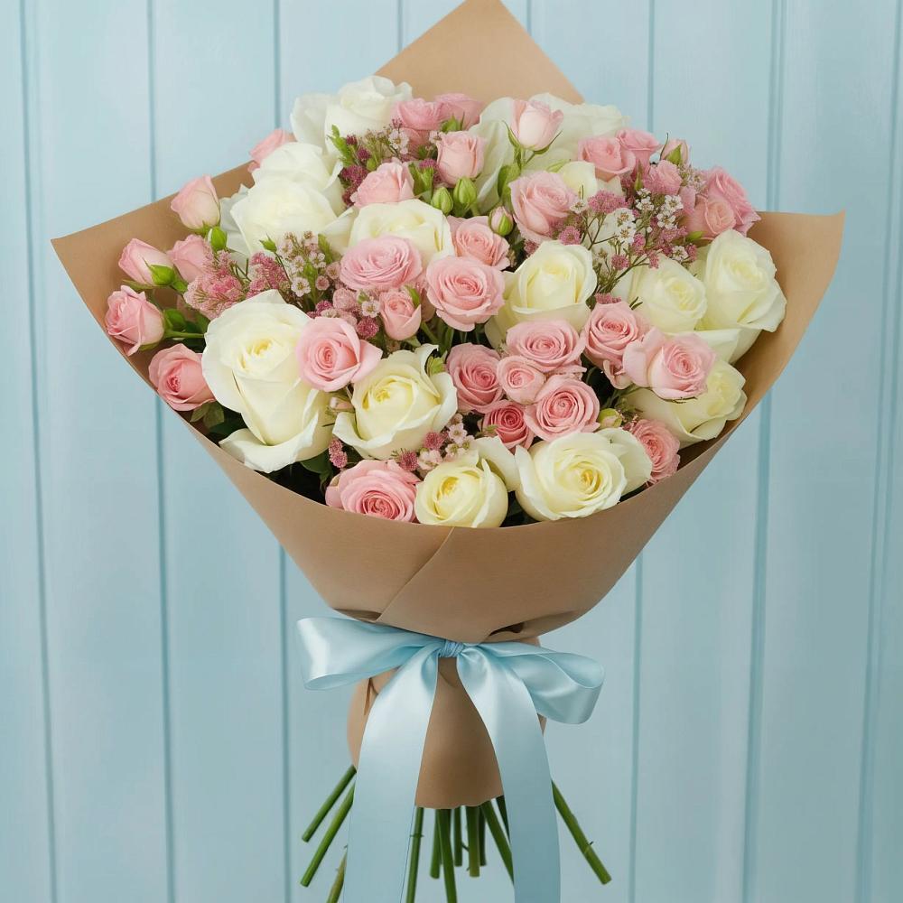 Букет цветов из: Розы в Сеймчане