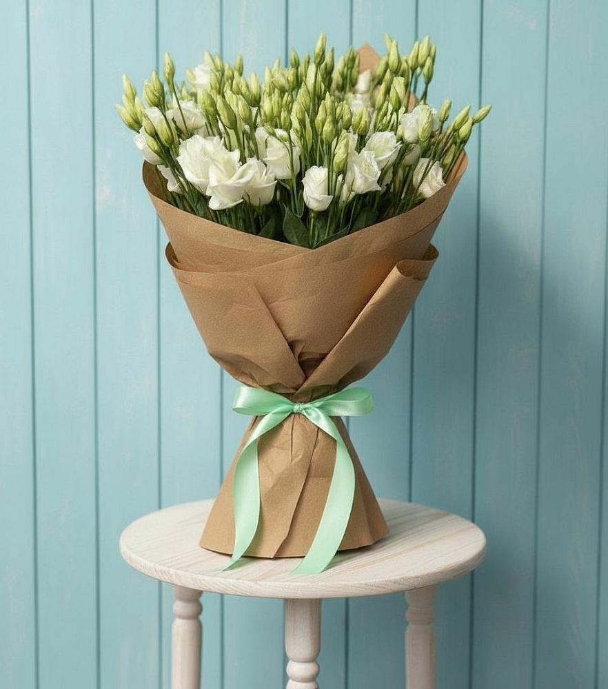 Букет цветов из: Лизиантусы в Сеймчане