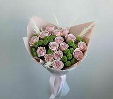 Букет цветов из:  Розы и Хризантемы #REPLACE_PRED# Сеймчане