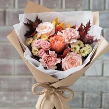 Букет цветов из:  Гвоздики, Хризантемы и Розы #REPLACE_PRED# Сеймчане