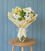 Букет цветов из:  Хризантемы и Розы #REPLACE_PRED# Сеймчане