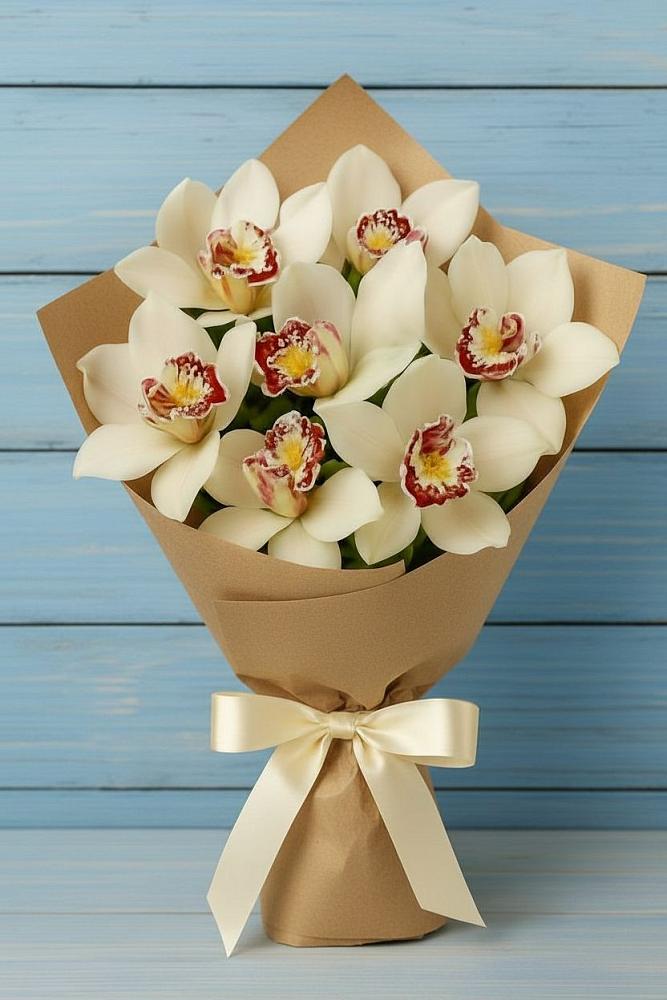 Букет цветов из: Орхидеи и Розы в Сеймчане